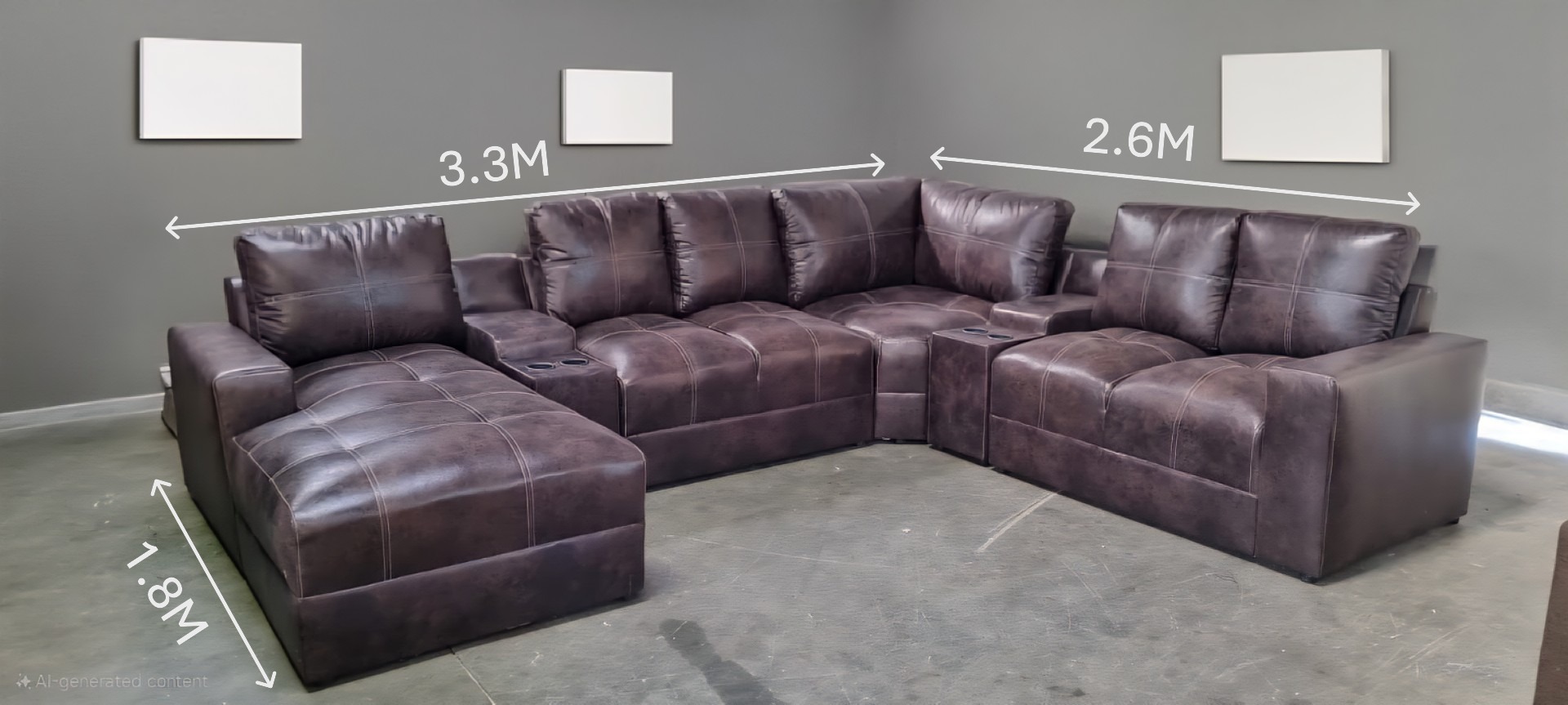 5 Seater Daybed U Shape - Image 2