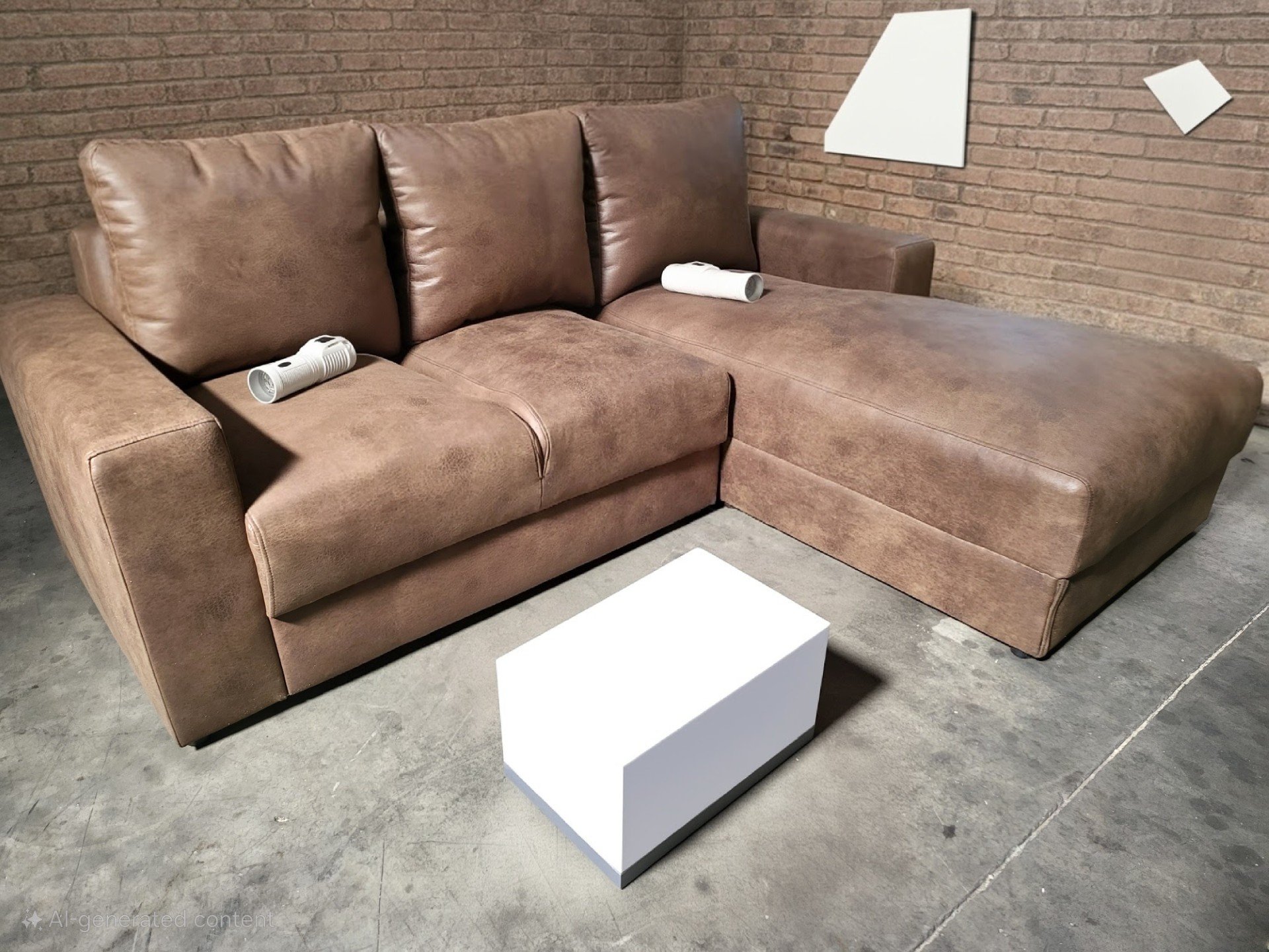 2 Seater with Daybed L-Shape